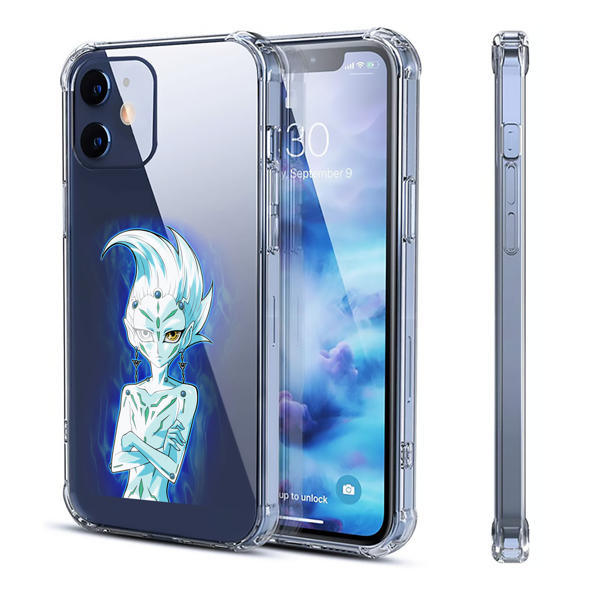 （画像用） 遊☆戯☆王 Yu-Gi-Oh! 【iPhone 12シリーズ対応】透明スマホケース（クリアソフトケース）
